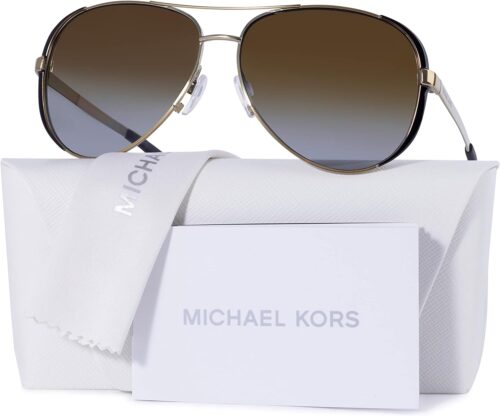 Michael Kors MK5004 CHELSEA Aviator Sunglasses For Women + B...