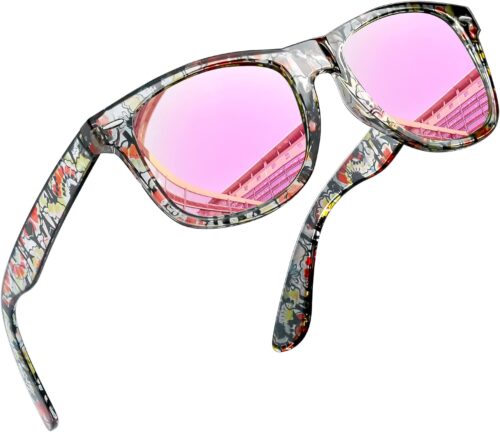 Joopin Square Sunglasses Polarized UV Protection Trendy Desi...