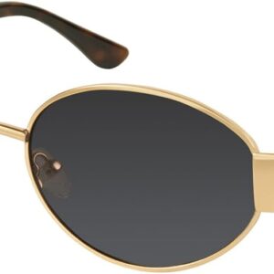 mosanana Retro Designer Oval Metal Sunglasses for Women Tren...