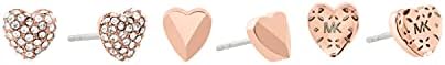 Michael Kors Silver-Tone Stud Earrings for Women; Stainless ...