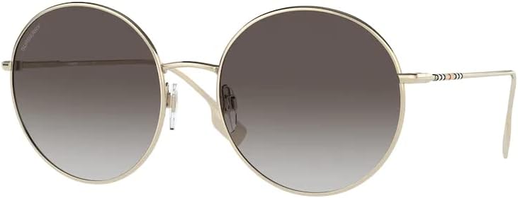 BURBERRY Pippa BE3132 11098G 58MM Light Gold/Gradient Grey R...
