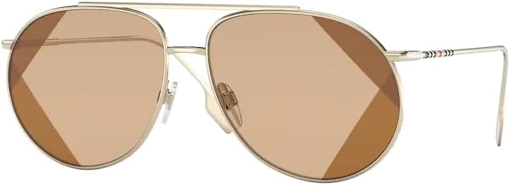 BURBERRY Alice BE3138 110993 61MM Light Gold/Light Brown uv ...