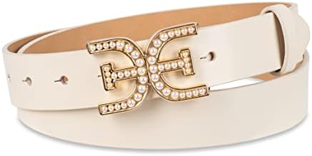Sam Edelman Women's Imitation Pearl Embellished Double-E Log...