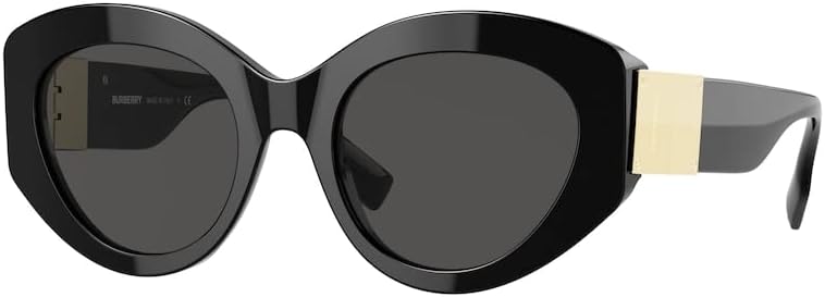 BURBERRY Sophia BE4361 300187 51MM Black/Dark Grey Cat Eye S...
