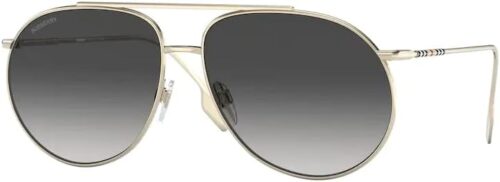 BURBERRY Alice BE3138 11098G 61MM Light Gold/Grey Gradient P...