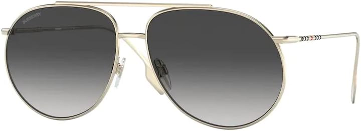 BURBERRY Alice BE3138 11098G 61MM Light Gold/Grey Gradient P...