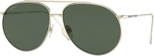 BURBERRY Alice BE3138 110971 61MM Light Gold/Dark Green Pilo...