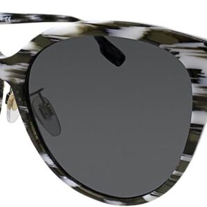 BURBERRY BE 4365F 397887 White/Black Plastic Cat-Eye Sunglas...