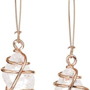 Robert Lee Morris Soho Caged Stone Dangle Earrings