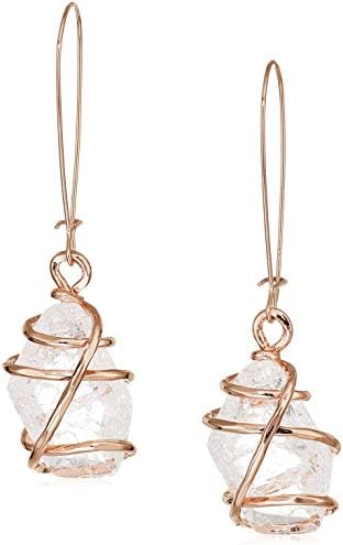 Robert Lee Morris Soho Caged Stone Dangle Earrings