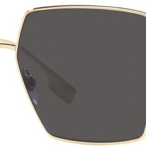 BURBERRY Sunglasses BE 3133 110987 Daphne Light Gold Dark Gr...