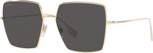 BURBERRY Sunglasses BE 3133 110987 Daphne Light Gold Dark Gr...