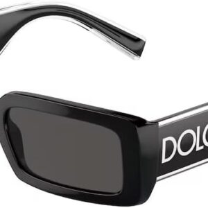 Dolce & Gabbana DG6187 Rectangle Sunglasses for Men + BUNDLE...