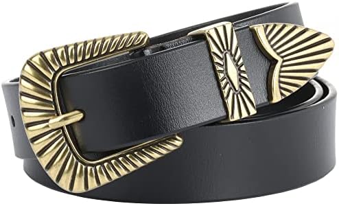 ALAIX Belts for women Women's Belts Silver Gold Buckle leath...