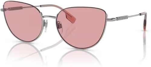 BURBERRY BE3144 100584 58MM Silver/Light Violet Sunglasses f...