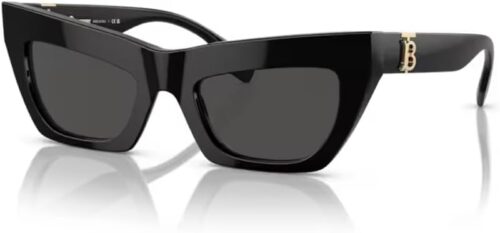 BURBERRY BE4405 300187 51MM Black/Dark Grey Cat Eye Sunglass...