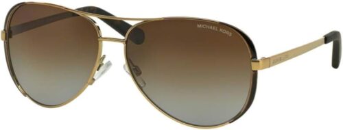 Michael Kors MK5004 Chelsea Aviator Polarized Sunglasses Gol...
