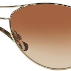 BURBERRY BE3080 114513 59M Light Gold/Brown Gradient Pilot S...