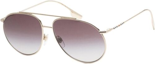 BURBERRY Sunglasses BE 3138 11098G Alice Light Gold Grey Gra...