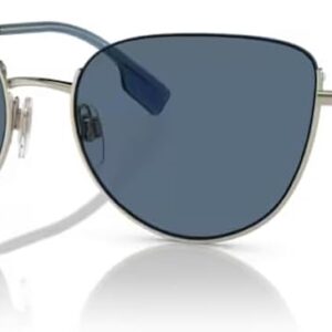 BURBERRY BE3144 110980 58MM Light Gold/Dark Blue Sunglasses ...
