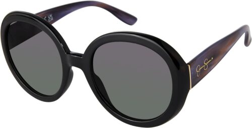 Jessica Simpson Women's J6198 Vintage Jackie O Round Sunglas...