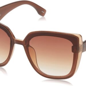 Jessica Simpson Women's J6129 Oversized Cat Eye Sunglasses w...