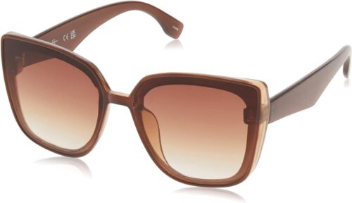 Jessica Simpson Women's J6129 Oversized Cat Eye Sunglasses w...