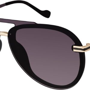 Jessica Simpson Women's J6195 Modern Aviator Pilot Sunglasse...