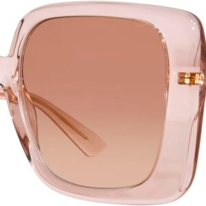 Gucci GG1314S 005 Beige/Brown Mirrored Oversized Square Wome...