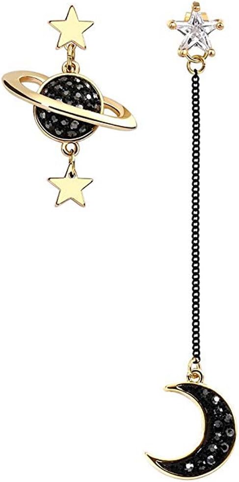 Moon And Star Earrings For Women Girls Sterling Silver Hypoa...