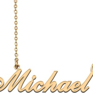 HUAN XUN Customized Custom Made Any Name Necklace for Women