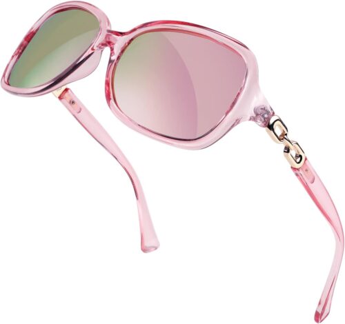 FEISEDY Vintage Square Polarized Sunglasses for Women UV400 ...