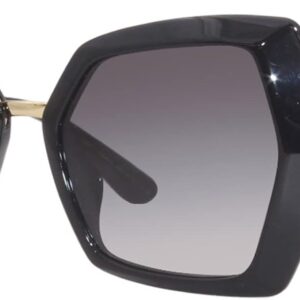 Dolce & Gabbana DG4377F Women's Sunglasses Black/Light Grey ...