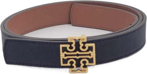 Tory Burch 141739 Britten Logo Black/Classic Tan With Gold H...