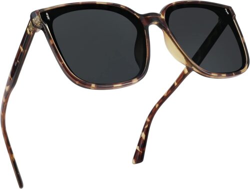 FEISEDY Women Oversized Vintage Polarized Sunglasses Square ...