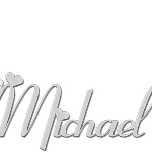 BeautyLiLi Custom Name Necklace Personalized Silver Gold Cus...