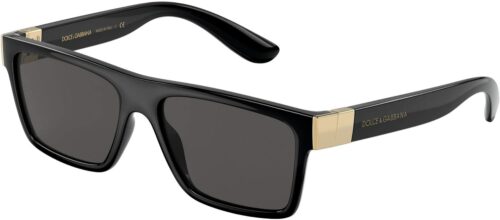 Dolce & Gabbana Women's Round Fashion Sunglasses, Black/Dark...