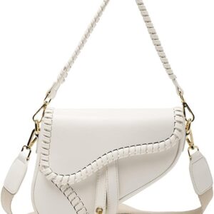 PURFANREE Women Trendy Saddle Shoulder Bag Clutch Purse Unde...