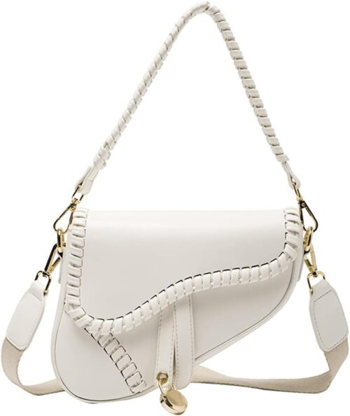 PURFANREE Women Trendy Saddle Shoulder Bag Clutch Purse Unde...