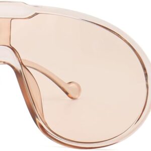 Trendy Oversized Sunglasses for Women Men Fashion Shield Avi...