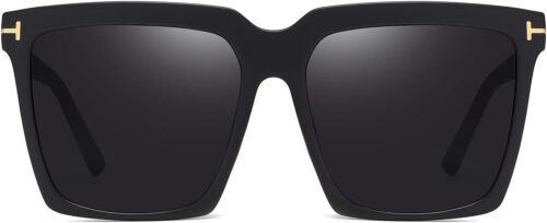 AIEYEZO Oversized Square Sunglasses for Women Men Fashion Bi...