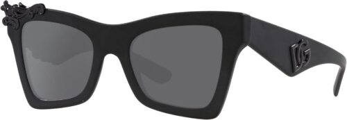 Dolce & Gabbana DG 4434 Matte Black/Black Grey 51/21/145 wom...