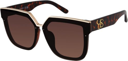 Jessica Simpson Women's J6214 Flush Lens Cat Eye Square Sung...