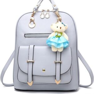 Girls Leather Purse Backpack Mini Teen Teenager Fashion Quil...