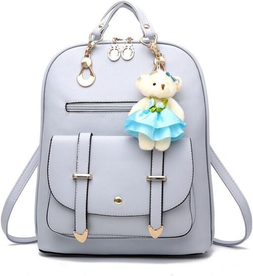 Girls Leather Purse Backpack Mini Teen Teenager Fashion Quil...
