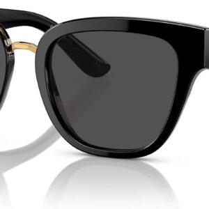 Dolce & Gabbana DG4437-501/87 Sunglasses BLACK w/DARK GREY 5...