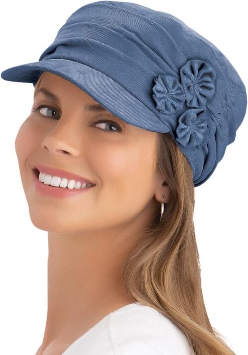 Collections Etc Stylish and Comfortable Side Embellished Hat...