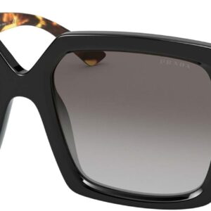 Prada PR 21XS Women's Sunglasses Black/Grey Gradient 54