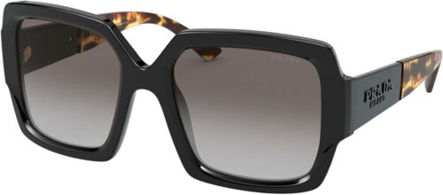 Prada PR 21XS Women's Sunglasses Black/Grey Gradient 54