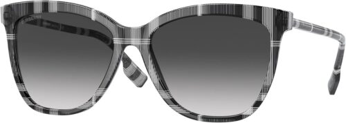 BURBERRY Sunglasses BE 4308 40048G Check White/Black